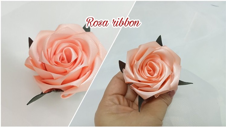 ????DIY Ribbon Rosa????How to make Rosa from Ribbon