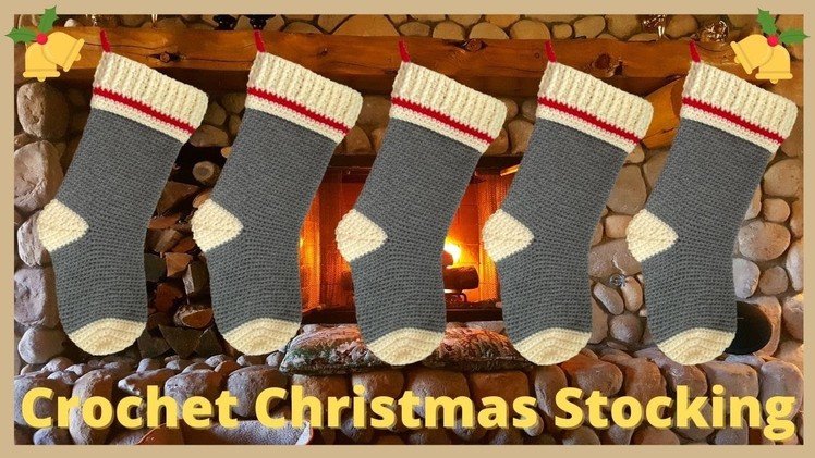 EASY Crochet "Work Sock" Stocking