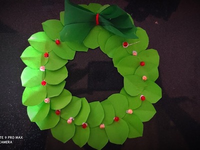 Easy wreath making idea #crafts #Diy #christmas ideas #papercrafts