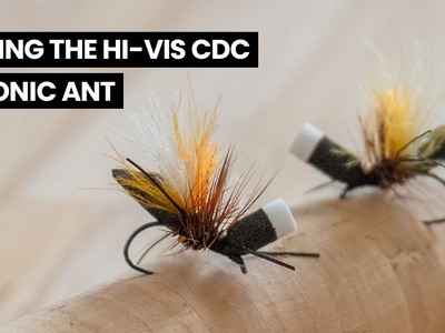 Fly Tying Tutorial: The Hi Vis CDC Bionic Ant Dry Fly Pattern. Great summer terrestrial for trout