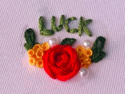 Hand Embroidery: Spider Rose Embroidery - Needle Point - Embroidery For All Over Dress