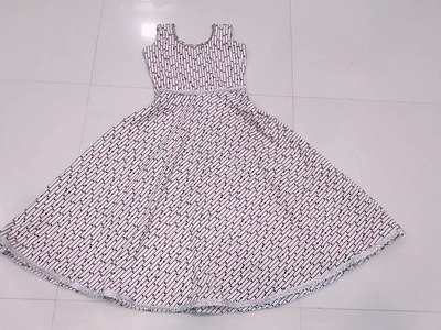 Kids baby girl  frock cutting sewing