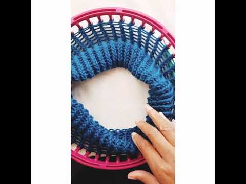 Making the Brim #knitting #loom