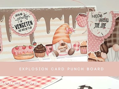 Online Workshop Explosion Card Punch Board