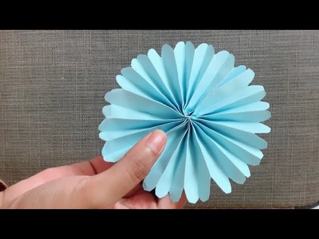 Paper Flower | Easy Paper Wall Decor | Paper Craft #shorts #papercraft #paperflower #flower #craft