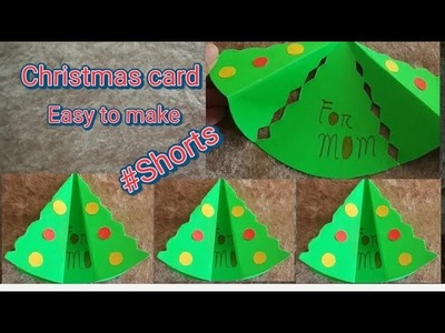 #shorts.super easy handmade Christmas card