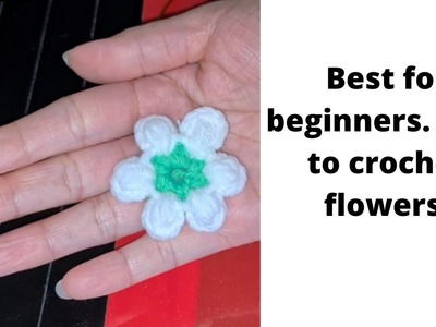 #trailer of my creation. how to crochet flower for beginners.