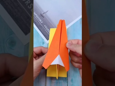 Tutorial for paper craft aeroplane |#shorts #papercraft