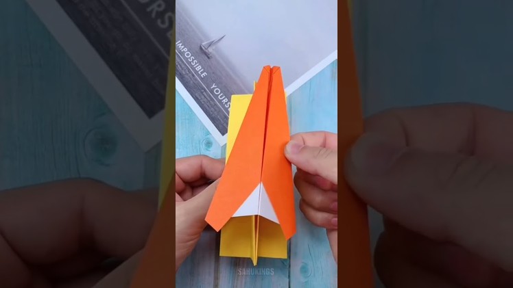 Tutorial for paper craft aeroplane |#shorts #papercraft