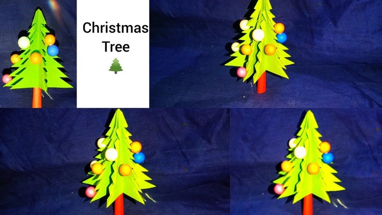 3D paper christmas tree ???? | Christmas decorations idea | Christmas home decoration | Christmas tree