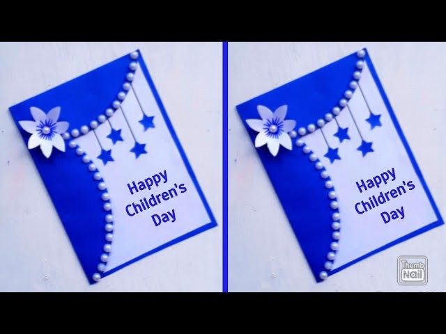 DIY Children's Day Card Making | Easy and Beautiful Childrens Day Card | Happy Childrens Day 2021
