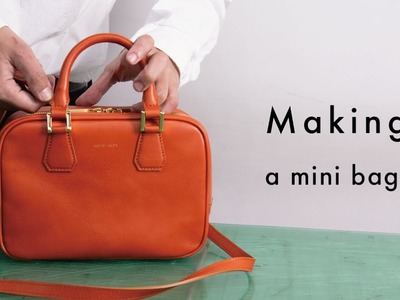 Do you know how to make a leather bag?  [ Leather Craft ]