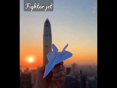 Fighter jet paper making ✈️#short