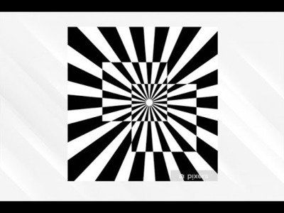 Geometric Optical Illusion Art - 3D Trick Art on paper #shorts  | S@NJUART