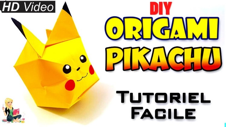 How To Make Easy Origami PIKACHU | Paper Pikachu | Easy Paper Crafts | Simple Crafts For Kids