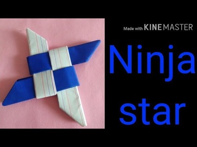 How to make paper Ninja star.paper craft idea #paper folding.paper Boomerang