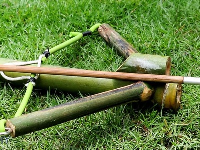 How To Make Powerful Bamboo Crossbow | Creative idea | DIY crossbow