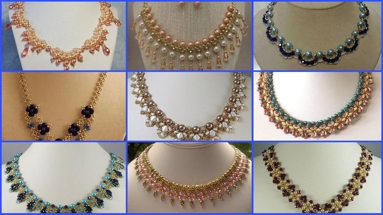 Latest and stylish beads & pearl necklace designs.new necklace designs.jewelry designs