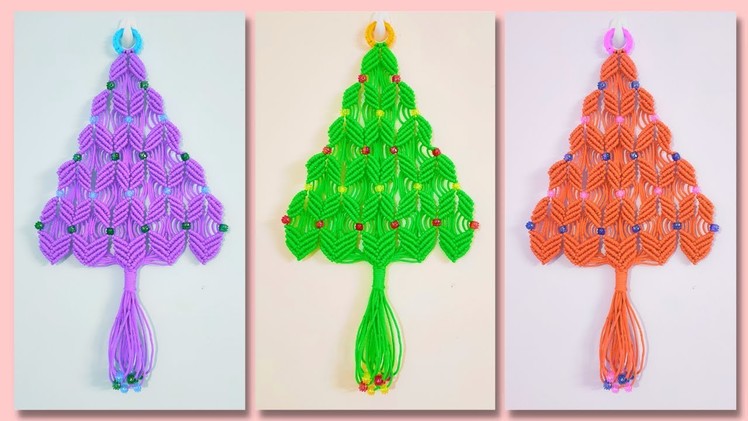 Macrame Christmas tree | DIY | Christmas2021 | Macramé Tutorial | How to make new design
