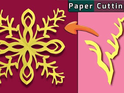 Papercraft design #11 | paper cutting | paper snowflake #PaperCraft