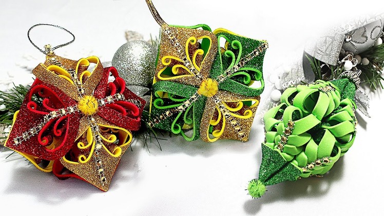 ???? 2 Diy Christmas Tree ornaments Making ???? Super Easy DIY Christmas decorations Ideas 2021