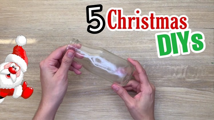 5 DIY CHRISTMAS RECYCLED DECORATION!????Amazing DIY crafts for Christmas!????