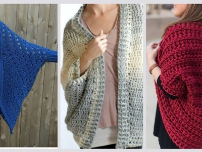 Amazing Crochet & Knit Shrugs #blanket #cardigan Cozy Woolen #crochetcardigans