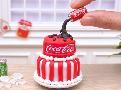 Awesome Miniature COCA-COLA Cake Decorating | Best Tiny Cake Design Ever | Tiny Cakes