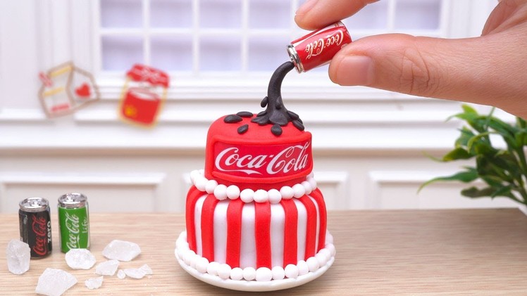 Awesome Miniature COCA-COLA Cake Decorating | Best Tiny Cake Design Ever | Tiny Cakes