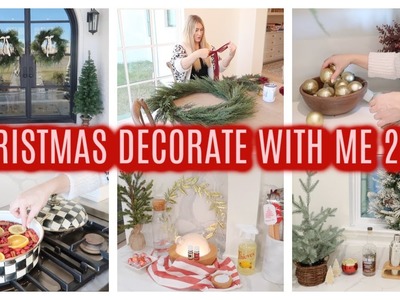 CHRISTMAS DECORATE WITH ME 2021 PART 1 | DECORATE THE NEW HOUSE WITH ME | CHRISTMAS DECORATING