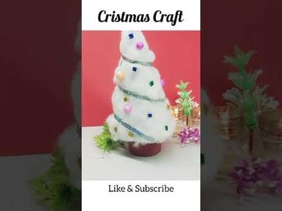 Christmas Decoration Craft | Christmas Tree Making #shorts #papercraft #craft #christmas