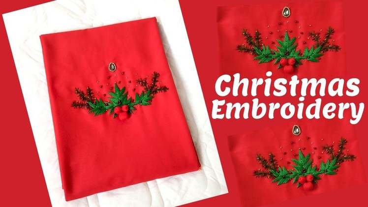 Christmas Hand Embroidery|| Stump work|| Christmas Design Ideas || Jaicy's Creative Designs