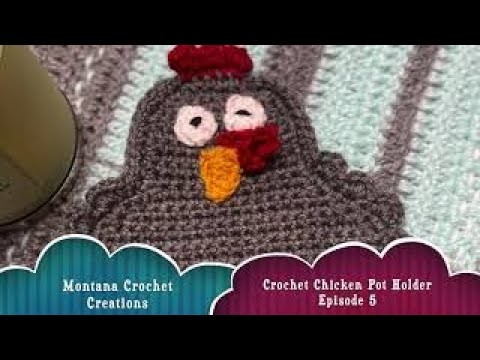 Crochet Chicken Pot Holder Free Crochet Pattern