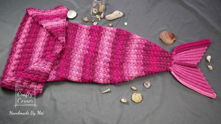 Crochet Easy And Quick Mermaid Tail Blanket