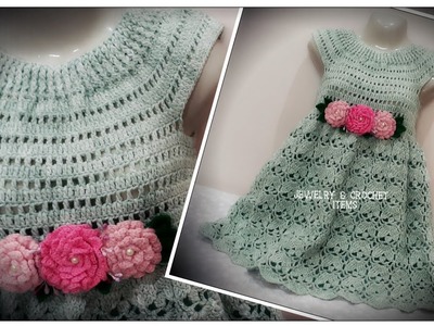 Crochet Frock For 7-8 Year Girl (part 1)