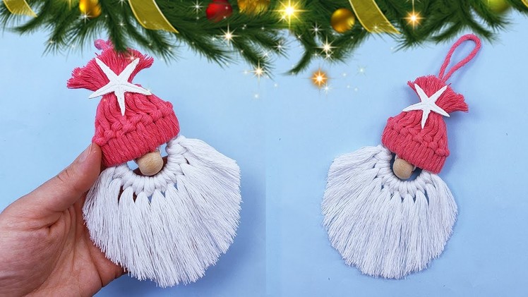 DIY - Christmas decorations with macrame - Christmas Ornaments