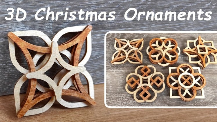 DIY - Christmas Ornaments (scroll saw project)