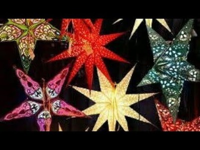 Diy Christmas Star making.How to make Christmas Star . .#short video