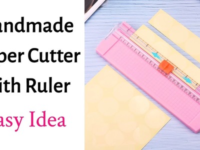 DIY ruler paper cutter. Handmade paper cutter. Diy paper cutter with ruler. Paper Craft. how to