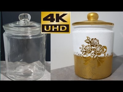 Diy RYZ - Recyclage - Décoration d'un bocal - glass jar recycling idea
