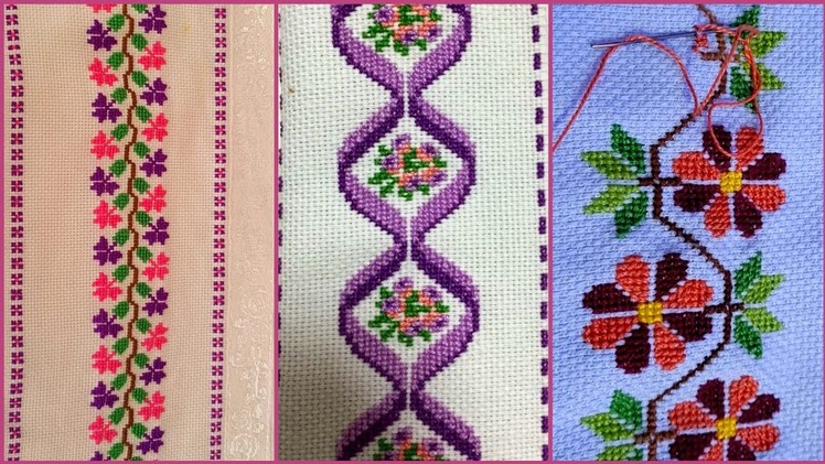 Fabulous Cross Stitch hand embroidery design for every type of cloth