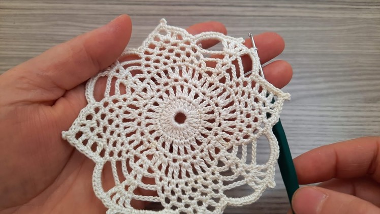 FANTASTIC Very Beautiful Flowers Crochet Pattern knitting Online Tutorial for beginners Tığ işi örgü