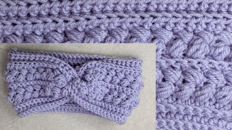 How to Crochet an easy Headband.Ear warmer