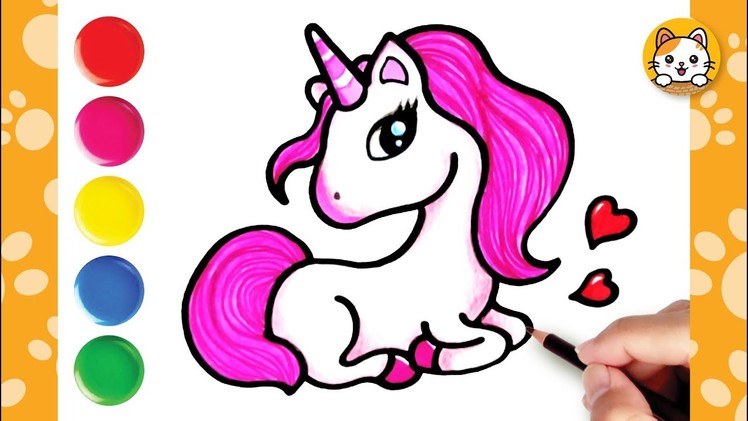 How to draw a Unicorn Step by Step