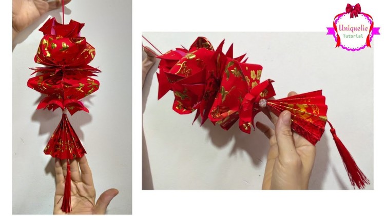 How to make Chinese New Year lantern #06 | Cara membuat lampion dari angpao | 灯笼