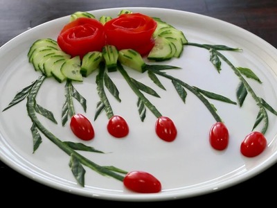 How to Make Tomato Rose Decoration Ideas - Christmas Party Food Ideas
