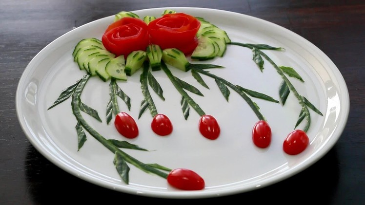 How to Make Tomato Rose Decoration Ideas - Christmas Party Food Ideas