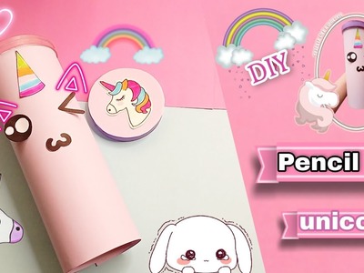 How to make unicorn pencil box | DIY unicorn pencil box | DIY pencil box easy @Maryam Ayub