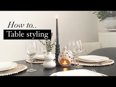How to style a dining table | DIY | #diy #howtostyle #interior #interieur #diningtableset