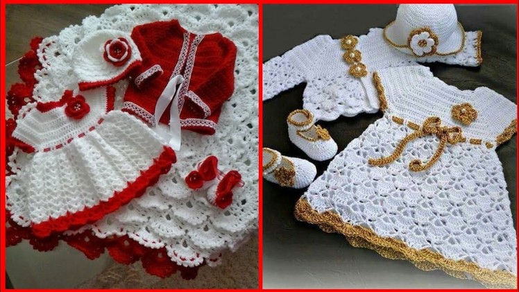 Latest Crochet baby Dress with shoes pattern 2022 - Crochet Patterns